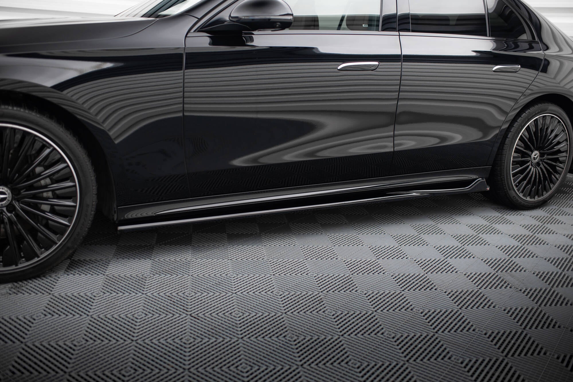 Side skirts diffusers mercedes-benz e amg-line w214