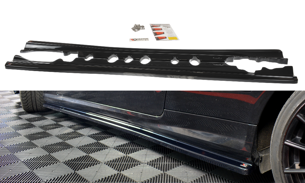 Side skirts diffusers mercedes-benz e-class w207 coupe amg-line