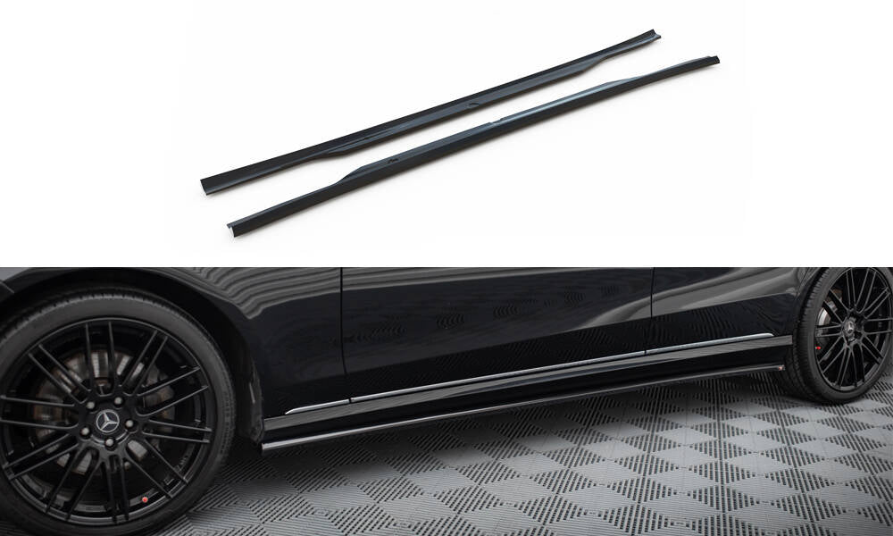 Side skirts diffusers mercedes-benz e w212 facelift