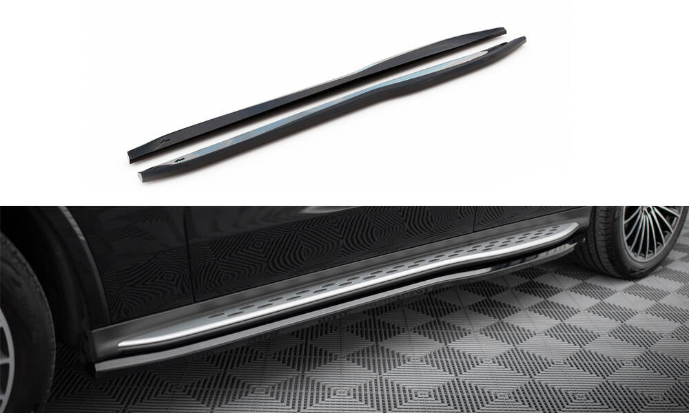 Side skirts diffusers mercedes-benz glc amg-line x254