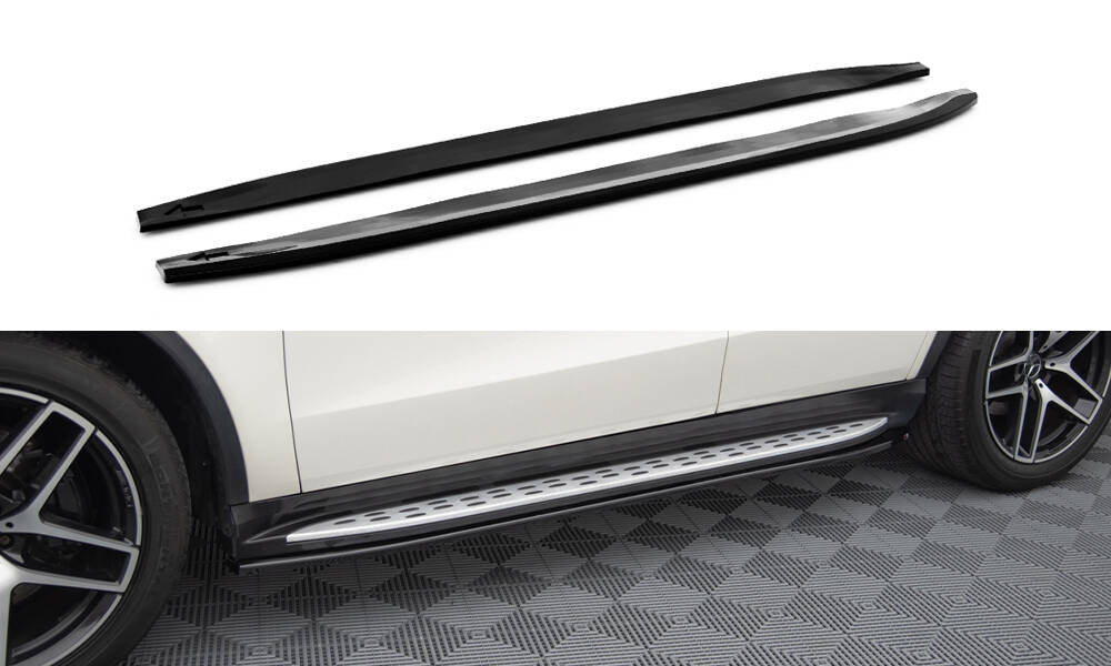 Side skirts diffusers mercedes-benz gle coupe 43 amg / amg-line c292