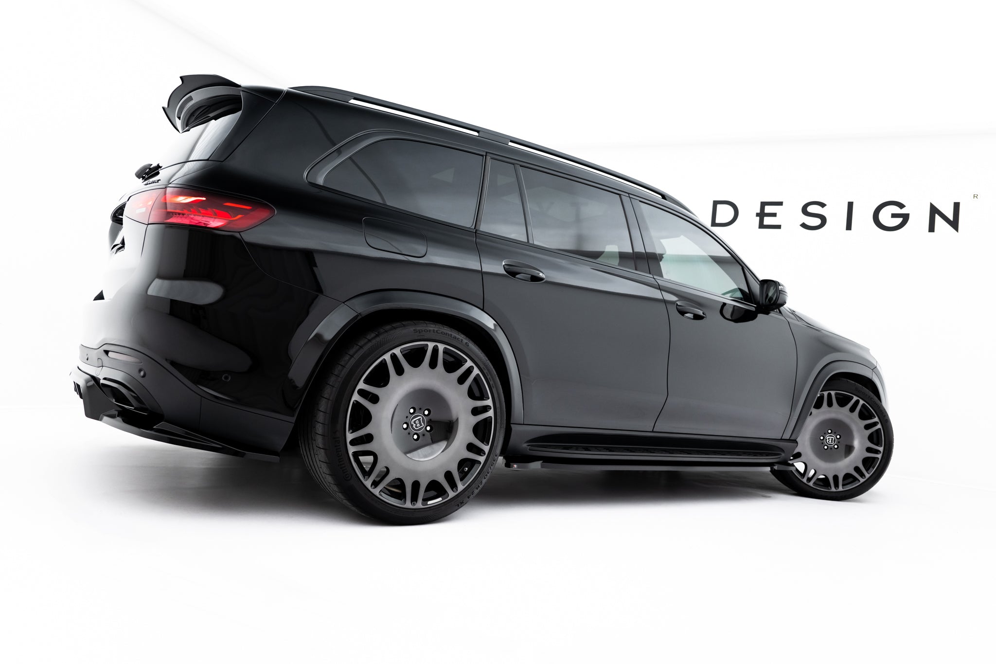 Sideskørter diffusorer mercedes-benz gls amg-line x167 facelift