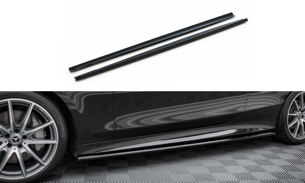 Side skirts diffusers mercedes-benz s coupe amg-line c217 facelift