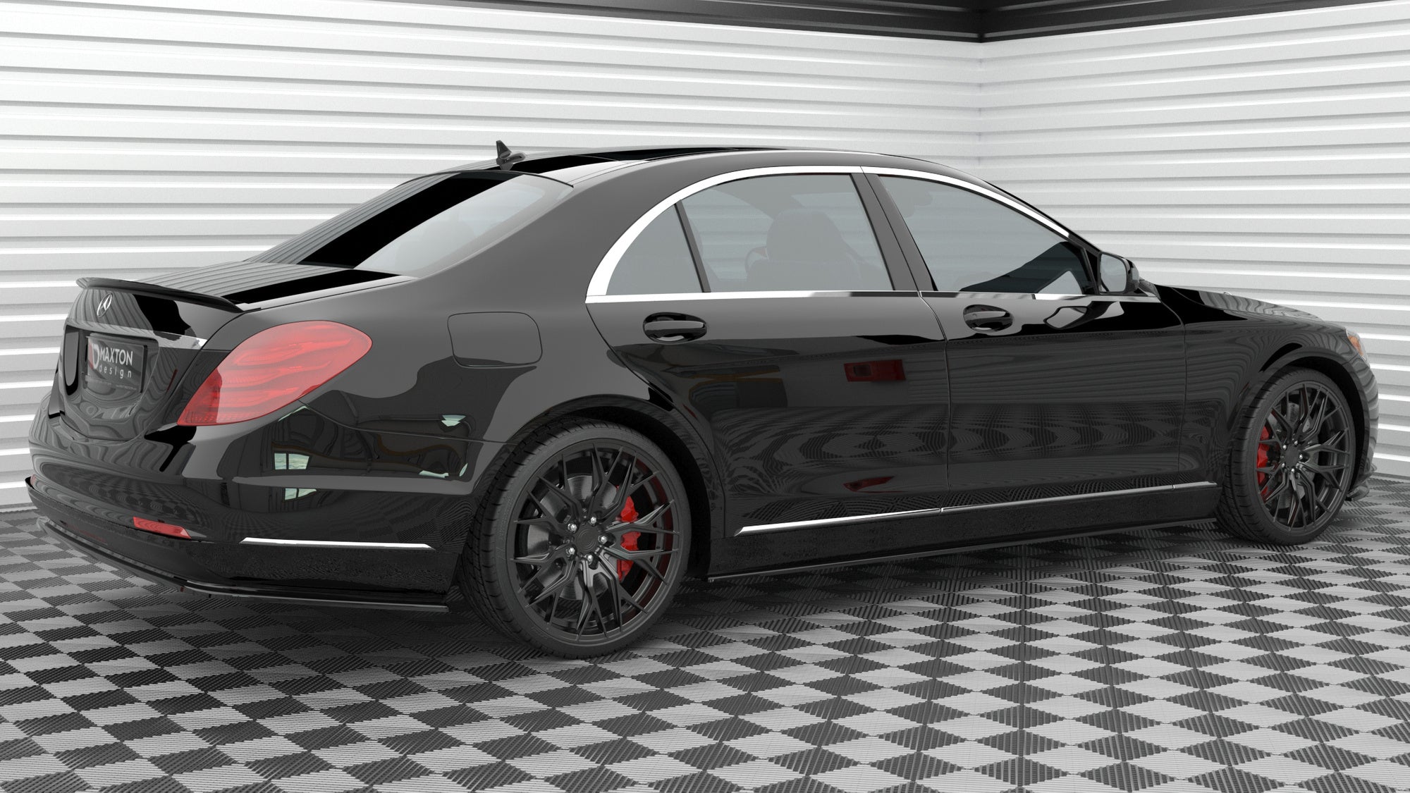 Side skirts diffusers mercedes-benz s long w222