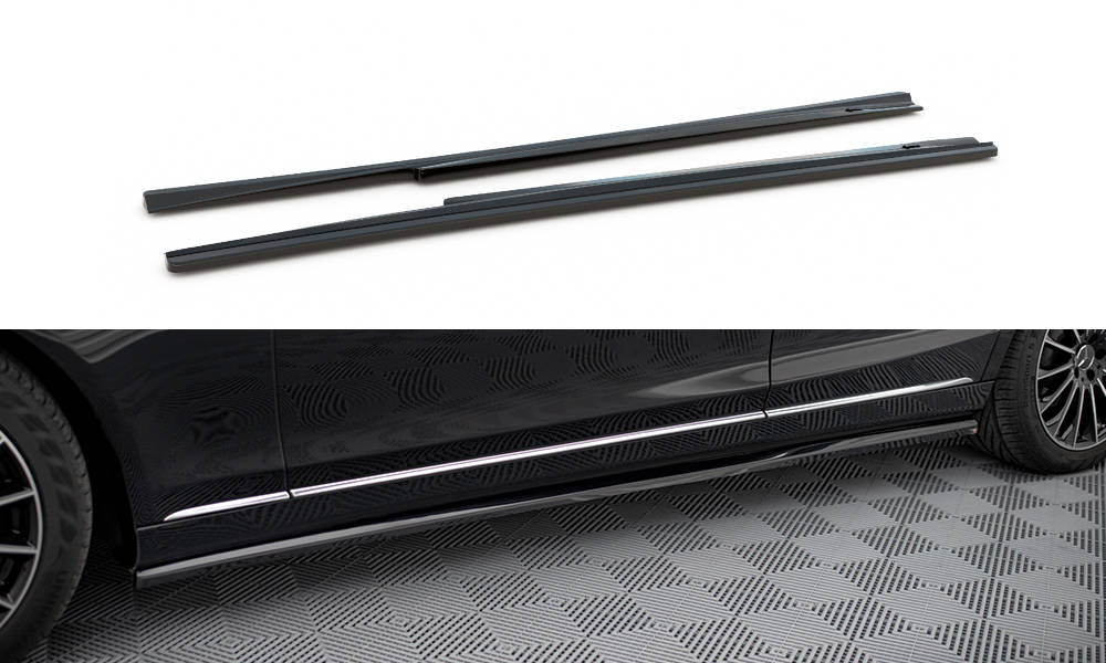 Side skirts diffusers mercedes-benz s w222