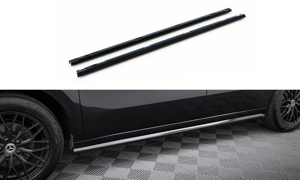 Side skirts diffusers mercedes-benz t w420
