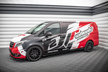 Side nederdele diffusorer Mercedes-Benz Vito Extra Long W447 Facelift / V Extra Long W447 Facelift