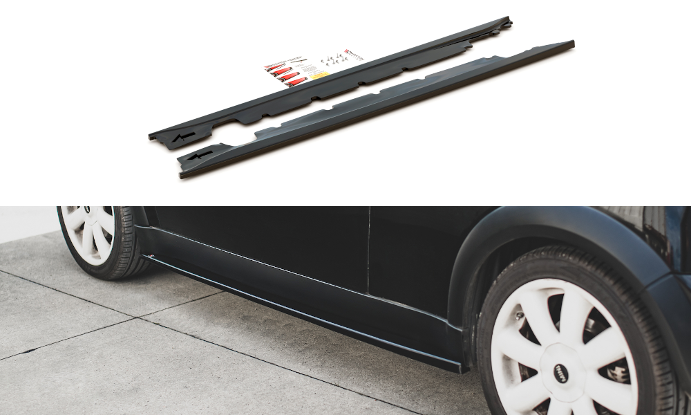 Side skirts diffusers mini cooper / one r50