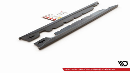 Side skirts diffusers mini cooper / one r50