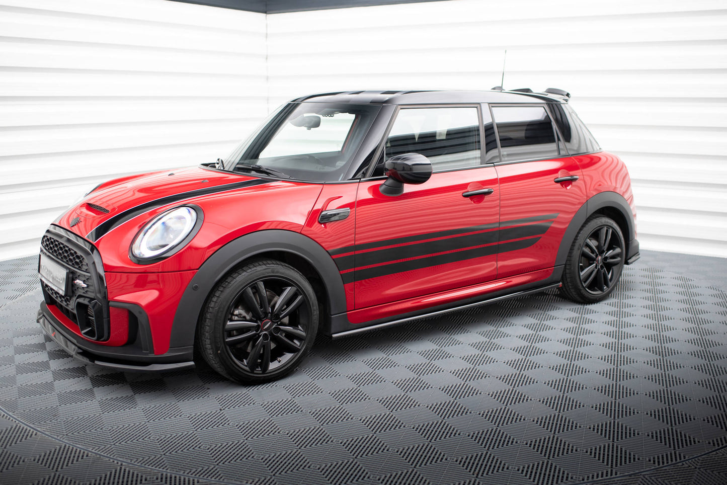 Side skirts diffusers mini cooper s john cooper works f55 facelift