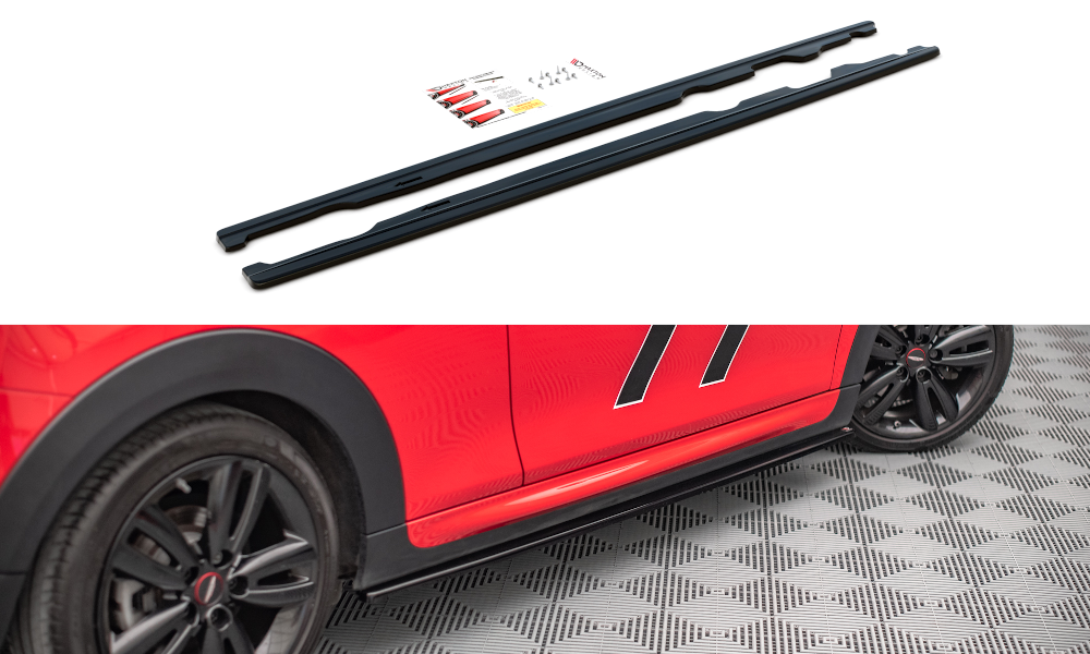 Side skirts diffusers mini cooper s john cooper works f56