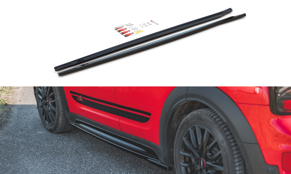 Side skirts diffusers mini countryman mk2 f60 jcw