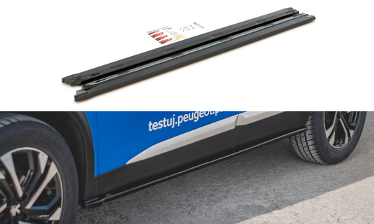 Side skirts diffusers peugeot 2008 mk2