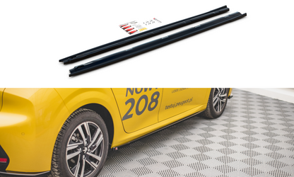 Side skirts diffusers peugeot 208 mk2