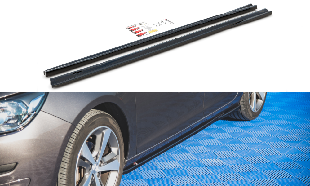 Side skirts diffusers peugeot 308 sw mk2 facelift