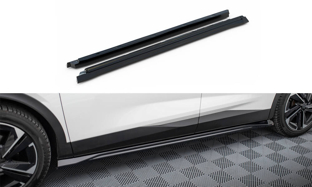 Side skirts diffusers peugeot 408 mk1