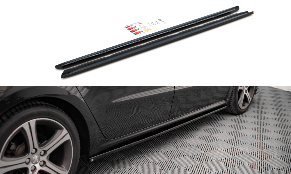 Side skirts diffusers peugeot 508 gt mk1 facelift