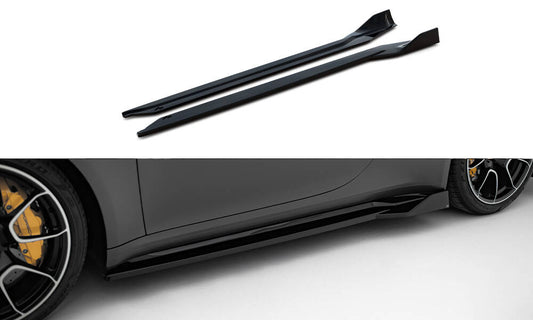 Side skirts diffusers porsche 911 turbo s sport package 992