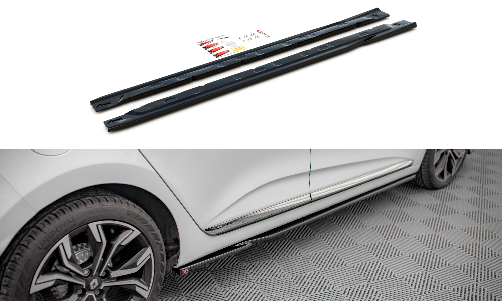 Side skirts diffusers renault clio mk5