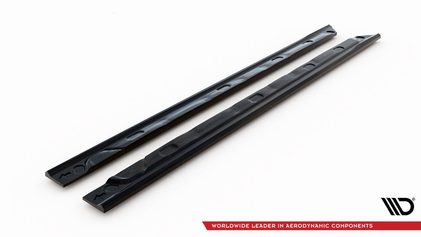 Side skirts diffusers renault clio r.s. line mk5