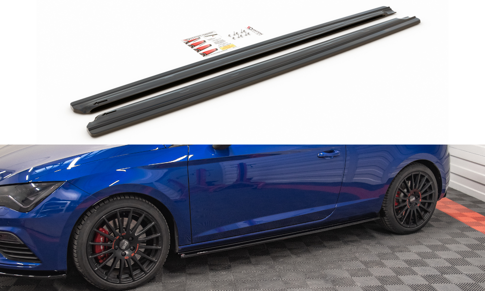 Side skirts diffusers seat leon cupra / fr sc mk3 / mk3 fl