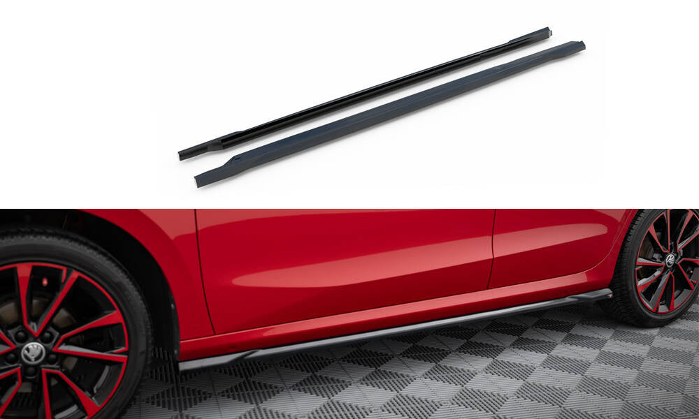 Side skirts diffusers skoda fabia mk4