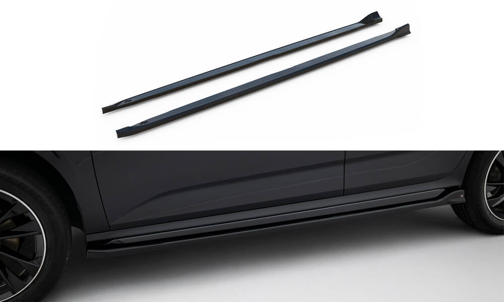 Side skirts diffusers skoda kamiq monte carlo mk1 facelift