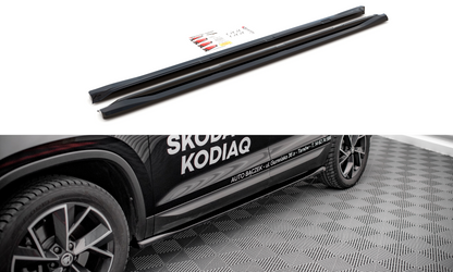 Side skirts diffusers skoda kodiaq mk1 facelift