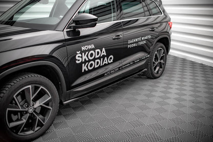 Side skirts diffusers skoda kodiaq mk1 facelift