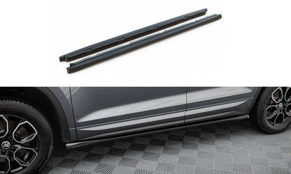 Side skirts diffusers skoda kodiaq sportline mk1 facelift