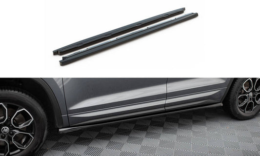 Side skirts diffusers skoda kodiaq sportline mk1 facelift