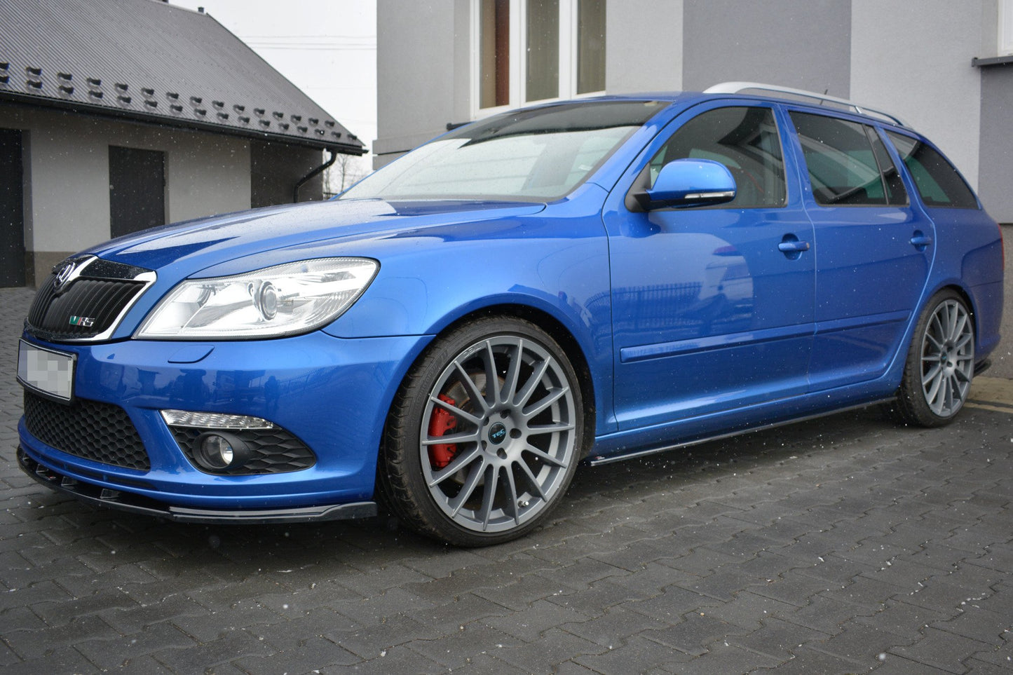 Side skirts diffusers skoda octavia rs mk2 / mk2 fl