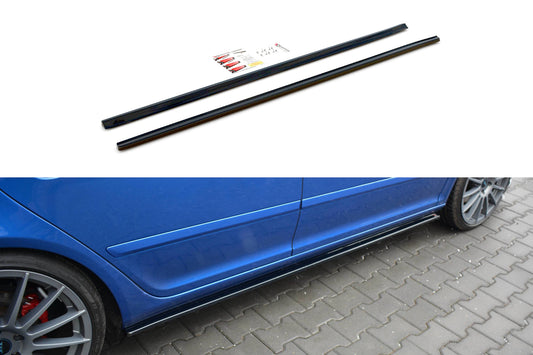 Side skirts diffusers skoda octavia rs mk2 / mk2 fl