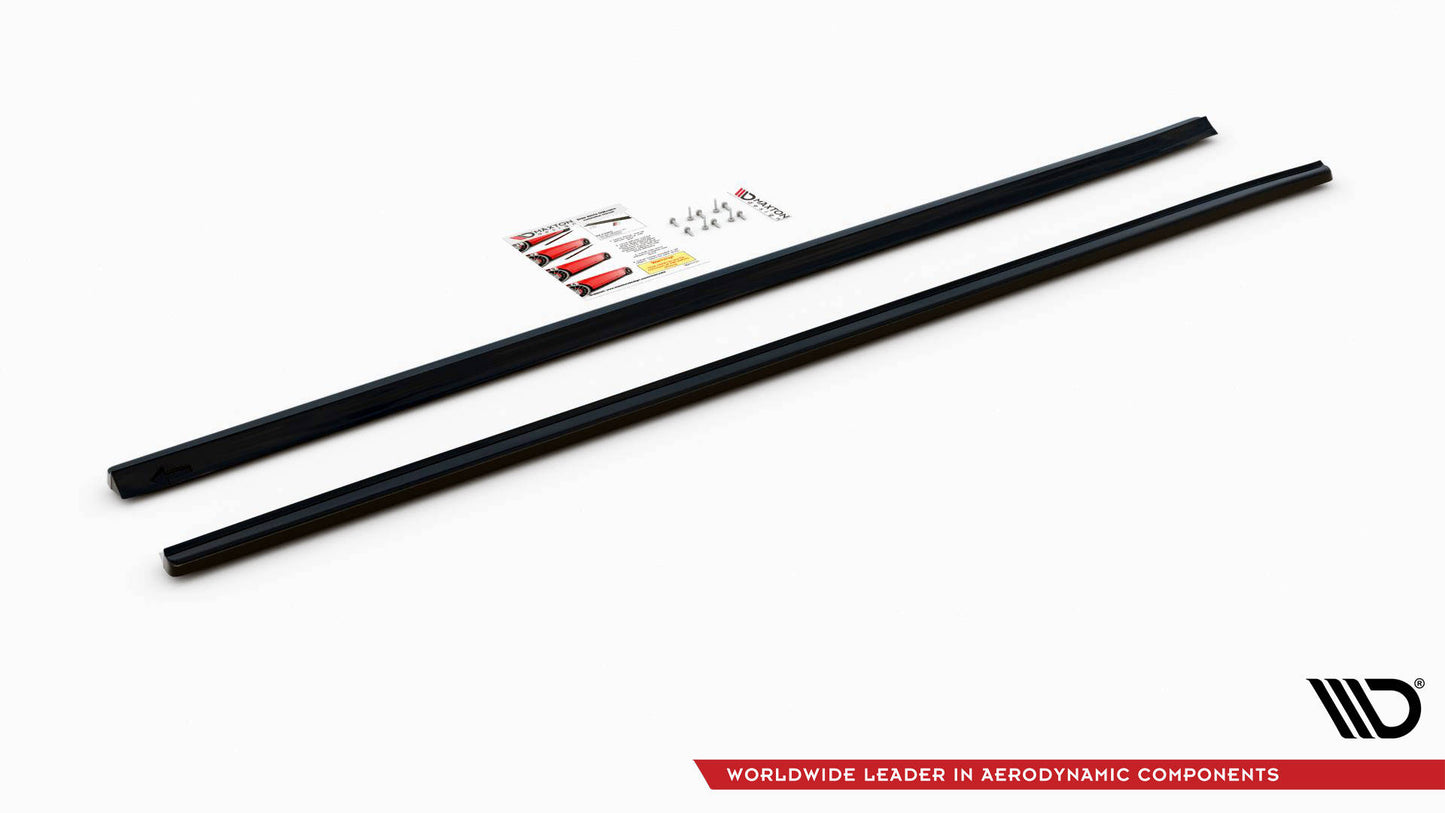 Side skirts diffusers skoda octavia rs mk2 / mk2 fl