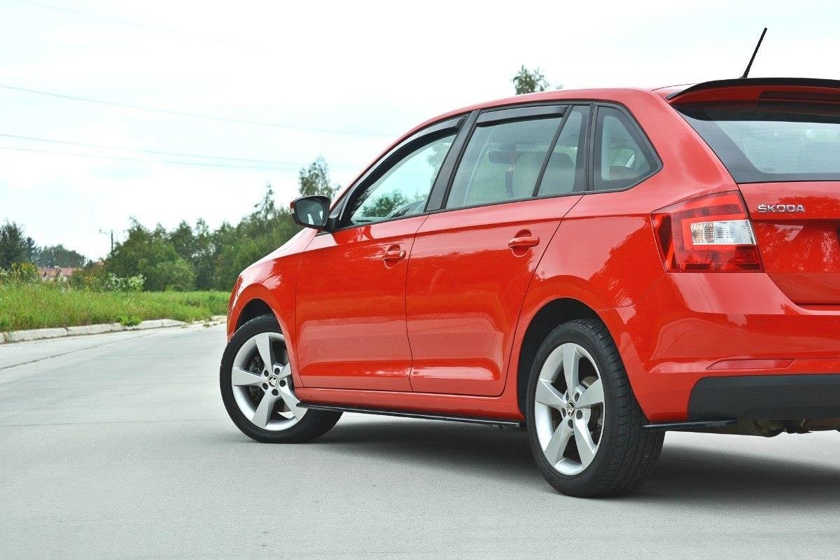 Side skirts diffusers skoda rapid