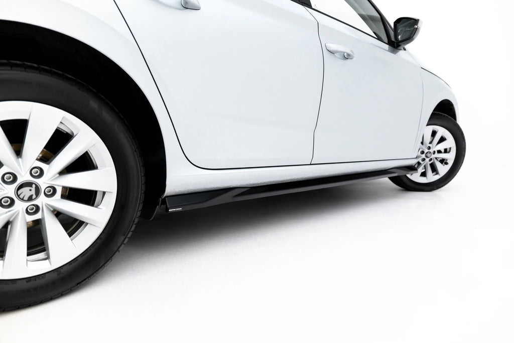 Side skirts diffusers skoda scala mk1 facelift