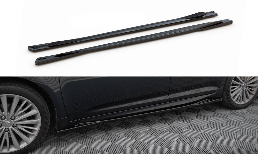 Side skirts diffusers toyota avensis mk3 facelift
