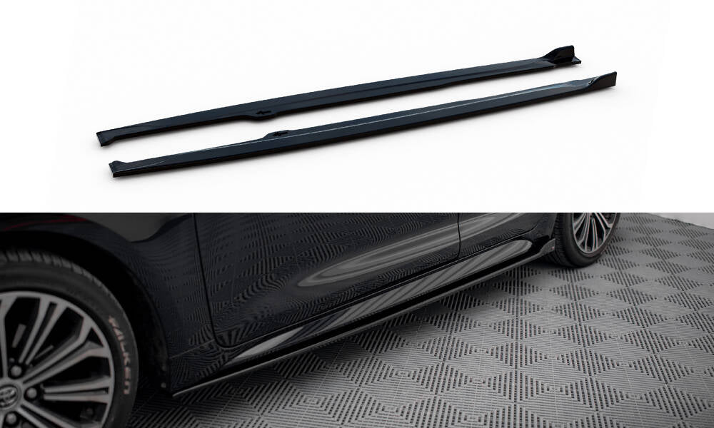 Side skirts diffusers toyota corolla xii hatchback