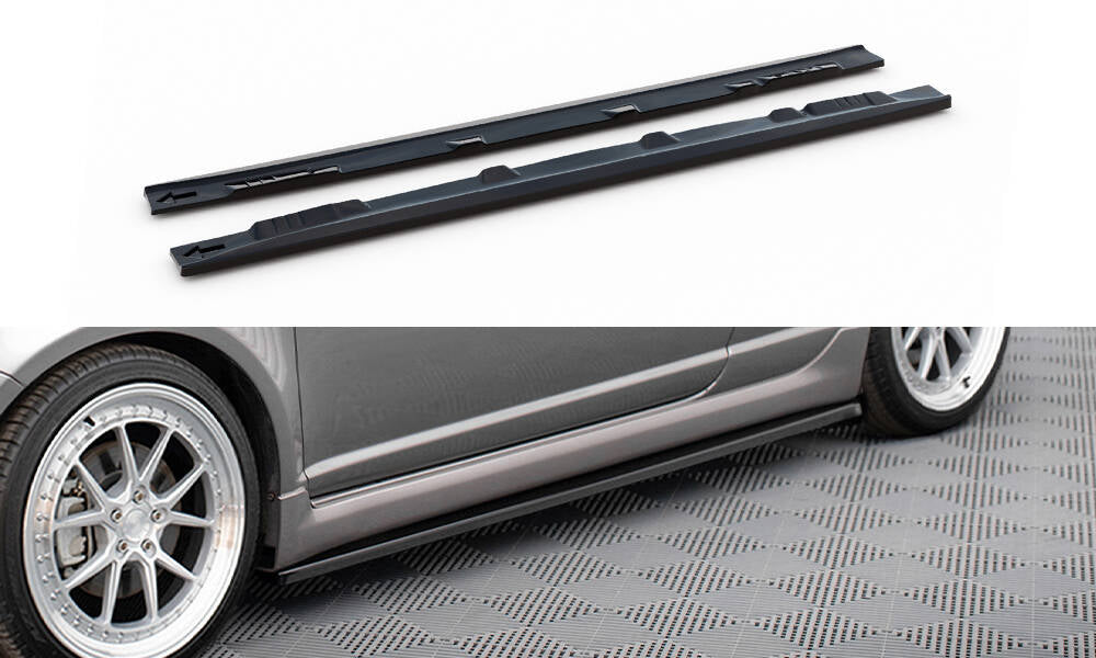 Side skirts diffusers toyota yaris t-sport mk1 facelift