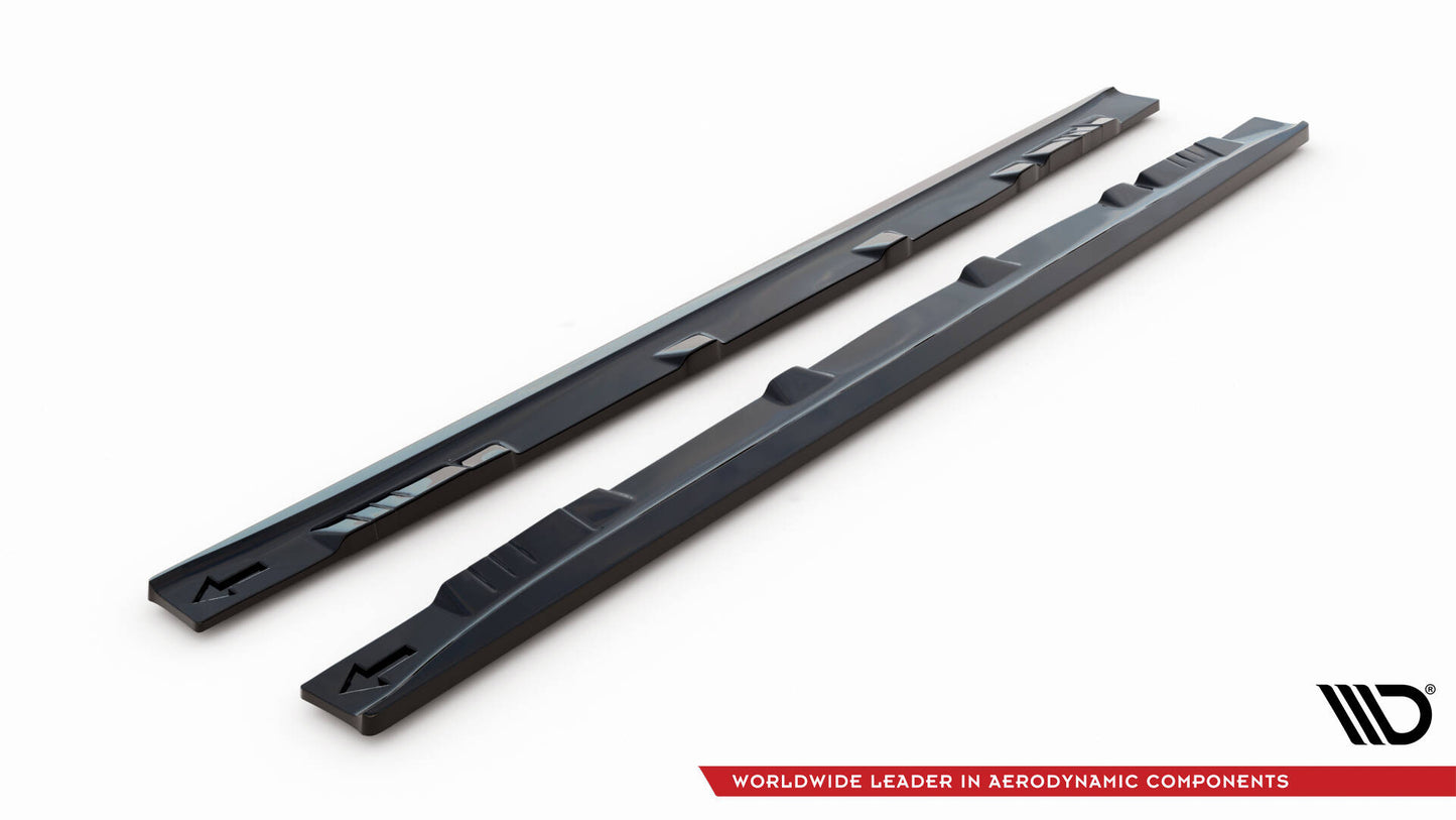 Side skirts diffusers toyota yaris t-sport mk1 facelift