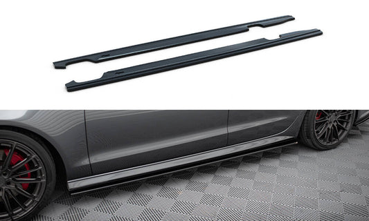 Side skirts diffusers v.1 audi a6 / a6 c7 s-line/ s6 c7 facelift