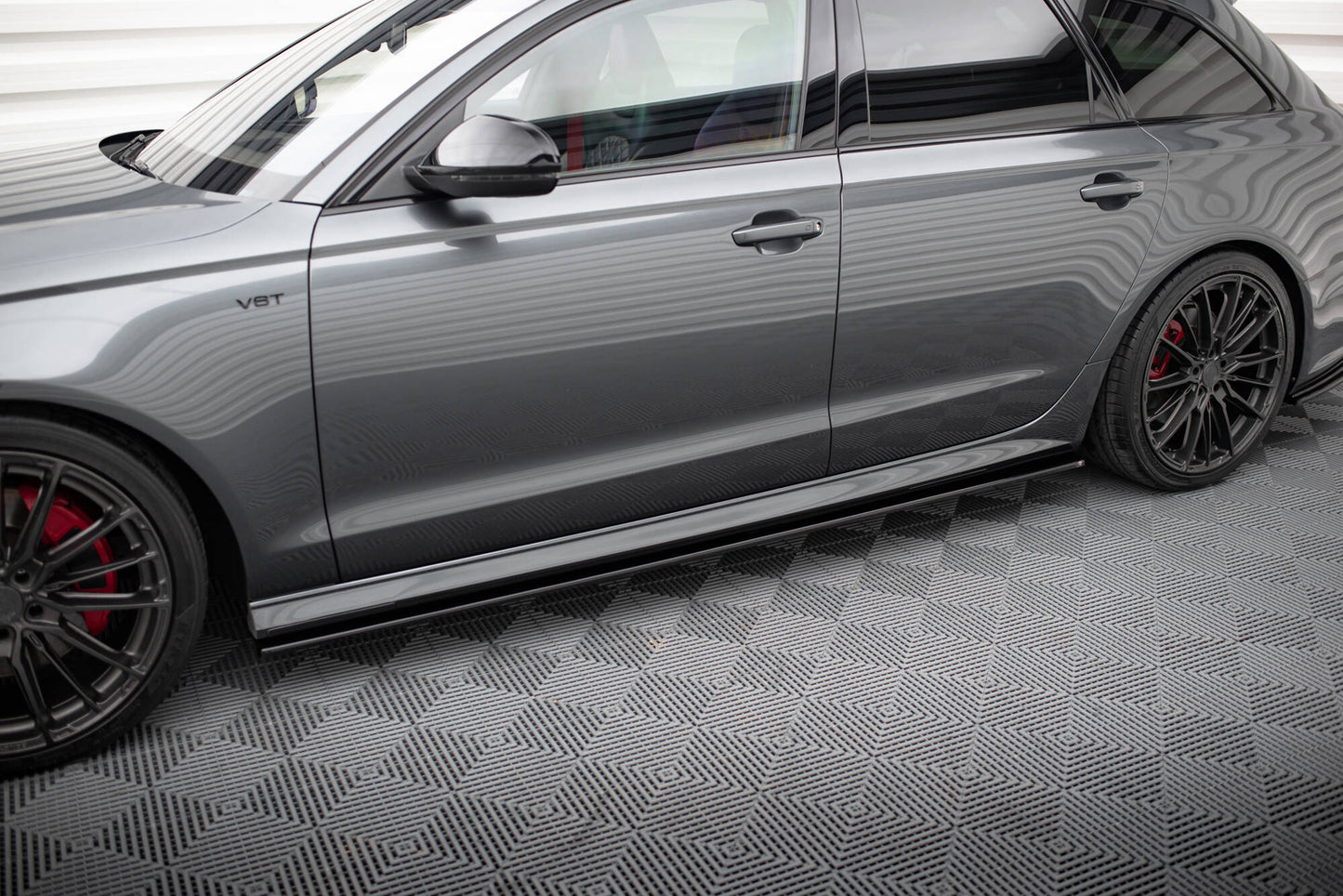 Side skirts diffusers v.1 audi a6 / a6 c7 s-line/ s6 c7 facelift