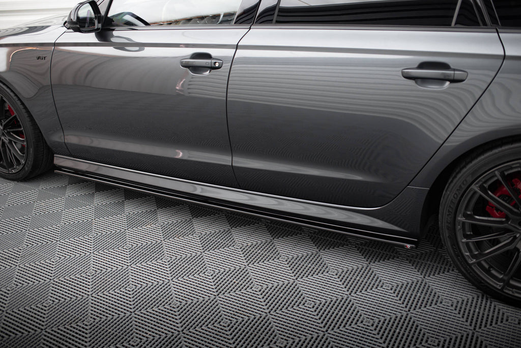 Side skirts diffusers v.1 audi a6 / a6 c7 s-line/ s6 c7 facelift