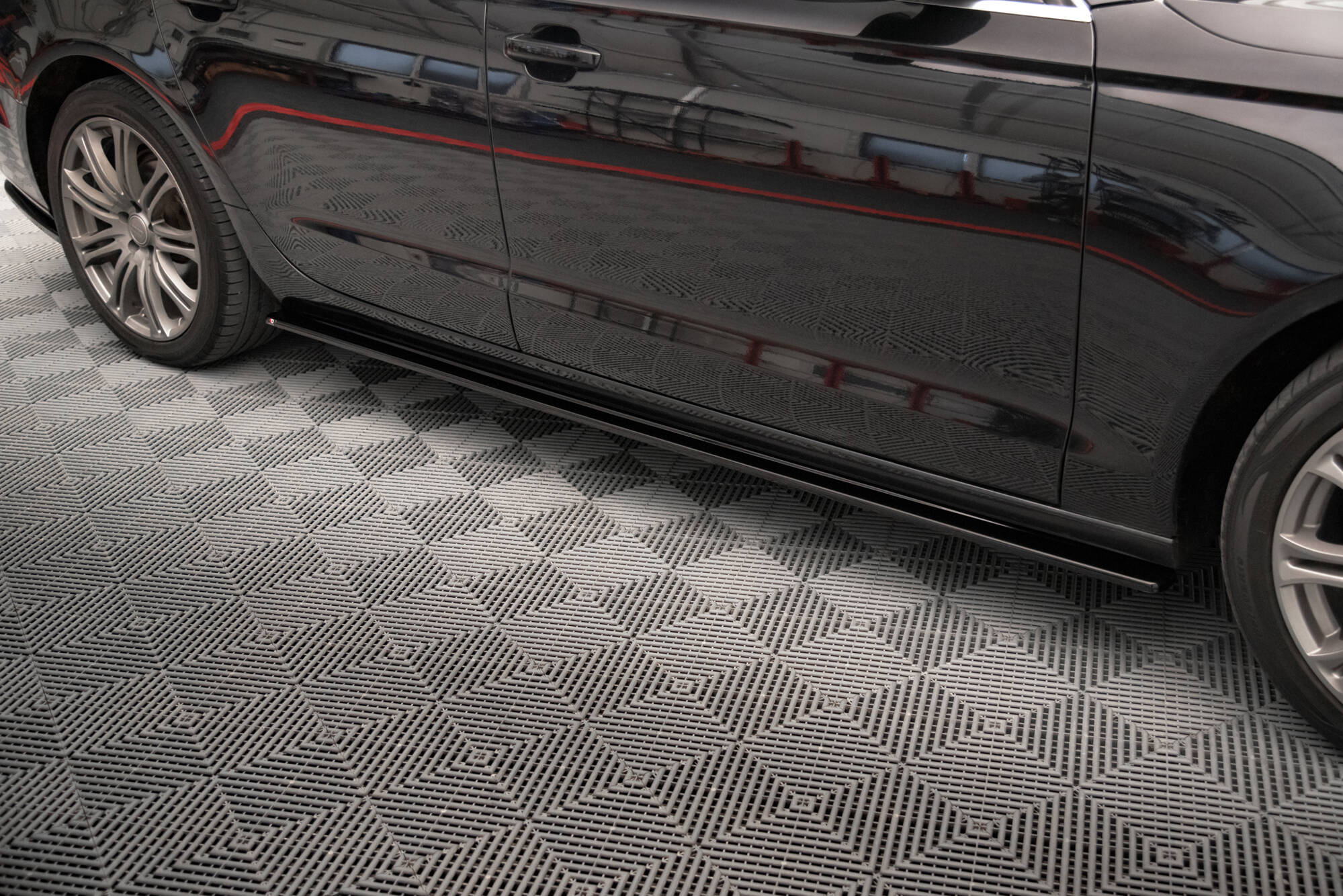 Side Skirts Diffusers v.1 Audi A6 C7