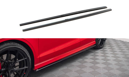 Side skirts diffusers v.1 audi s3 / a3 s-line 8v / 8v fl sedan