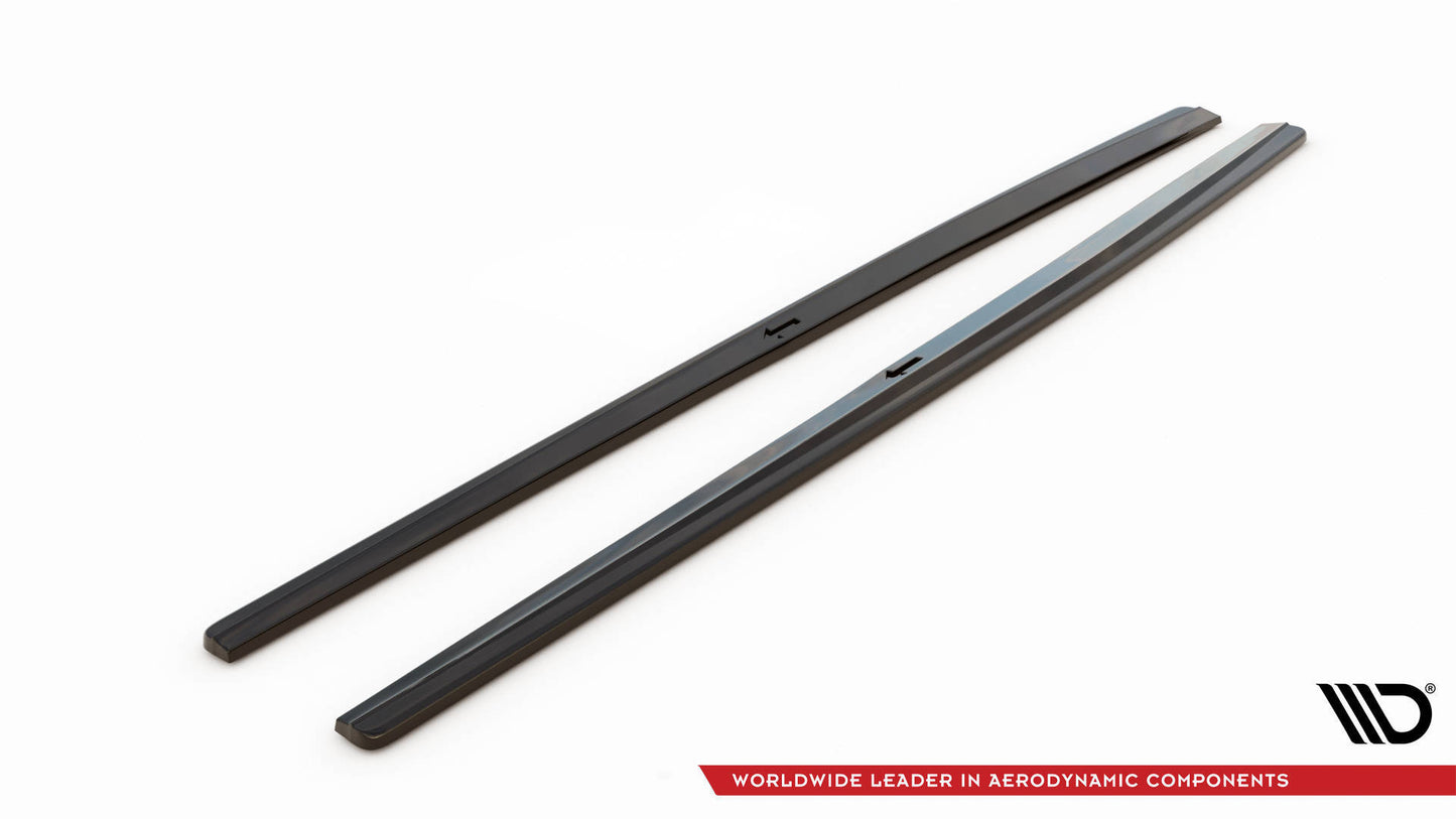 Side skirts diffusers v.1 audi s3 / a3 s-line 8v / 8v fl sedan