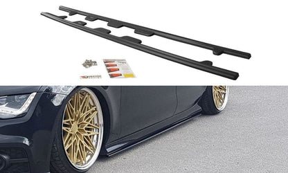 Side skirts diffusers v.1 audi s7 / a7 s-line c7