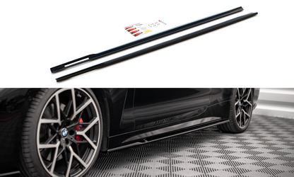 Side skirts diffusers v.1 bmw 4 m-pack / m440i g22 / g23 / g22 facelift / g23 facelift