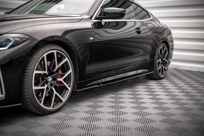 Side skirts diffusers v.1 bmw 4 m-pack / m440i g22 / g23 / g22 facelift / g23 facelift