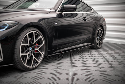 Side skirts diffusers v.1 bmw 4 m-pack / m440i g22 / g23 / g22 facelift / g23 facelift